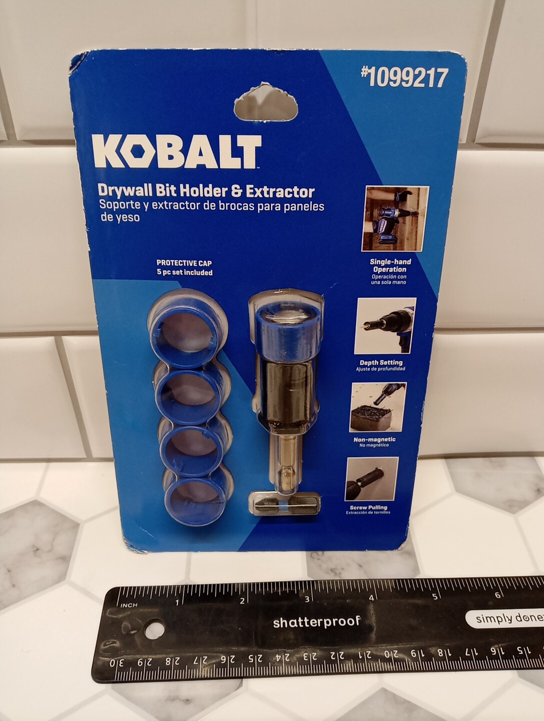 Kobalt drywall bit holder and extractor 1099217 single hand operation Ships FREE