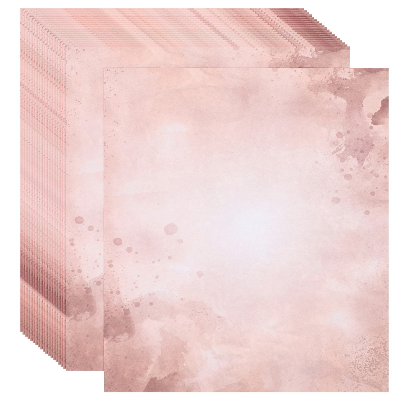 25 Sheets Vintage Paper 11x8 Inch Light Brown Parchment Paper with Tea-Stains