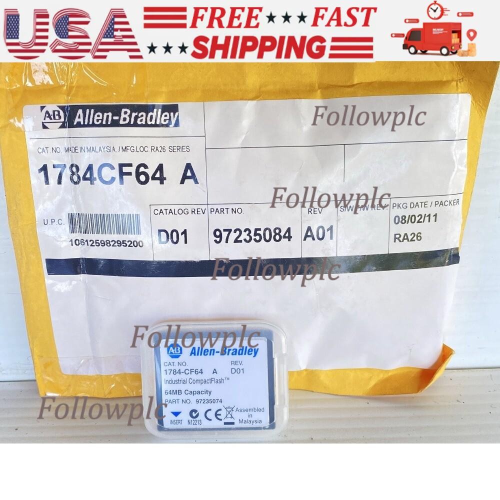 Allen-Bradley 1784-CF64 Memory Card 1784CF64 NEW AB 1PC US Free Tax