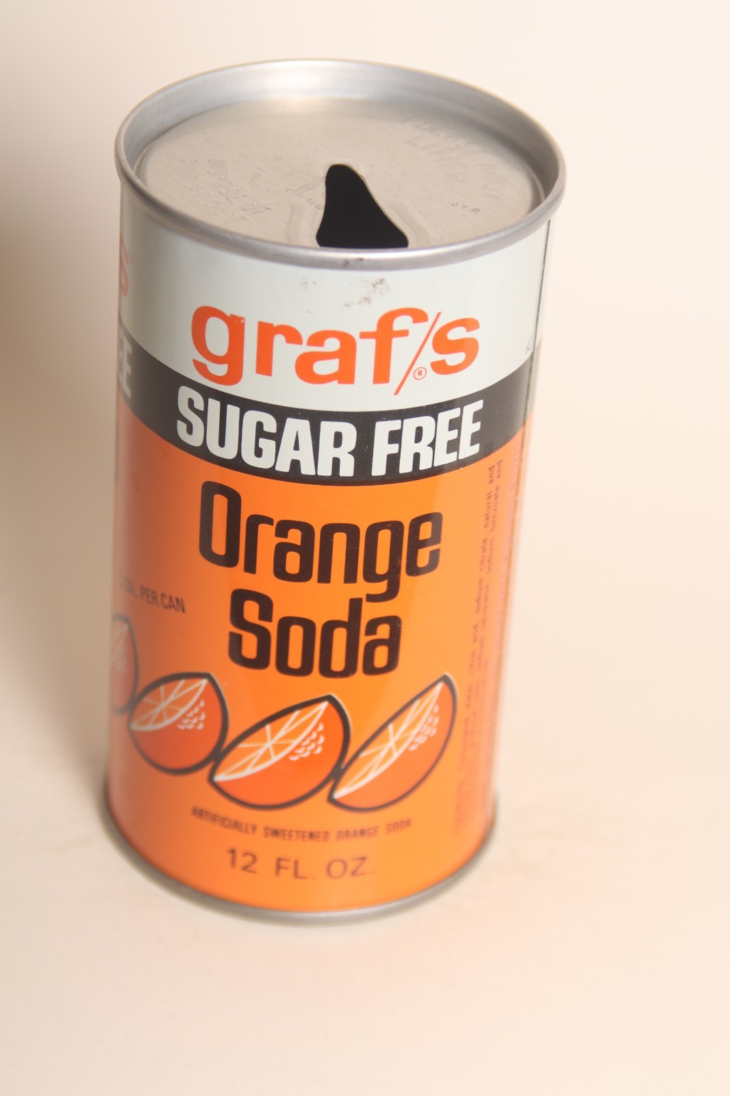Graf/s Sugar Free Orange soda can