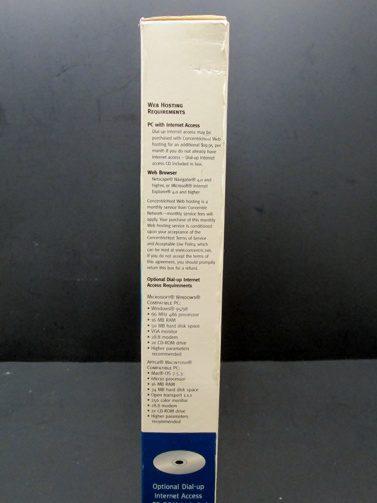 Web Site, Web Design & Desktop Publishing for Dummies, Concentric Network, 1999