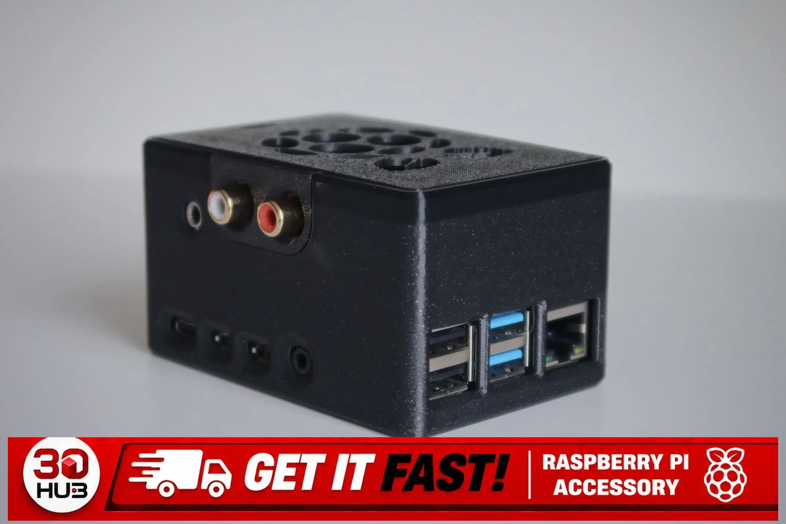 HiFiBerry Case POE Hat Raspberry Pi 4 Enclosure