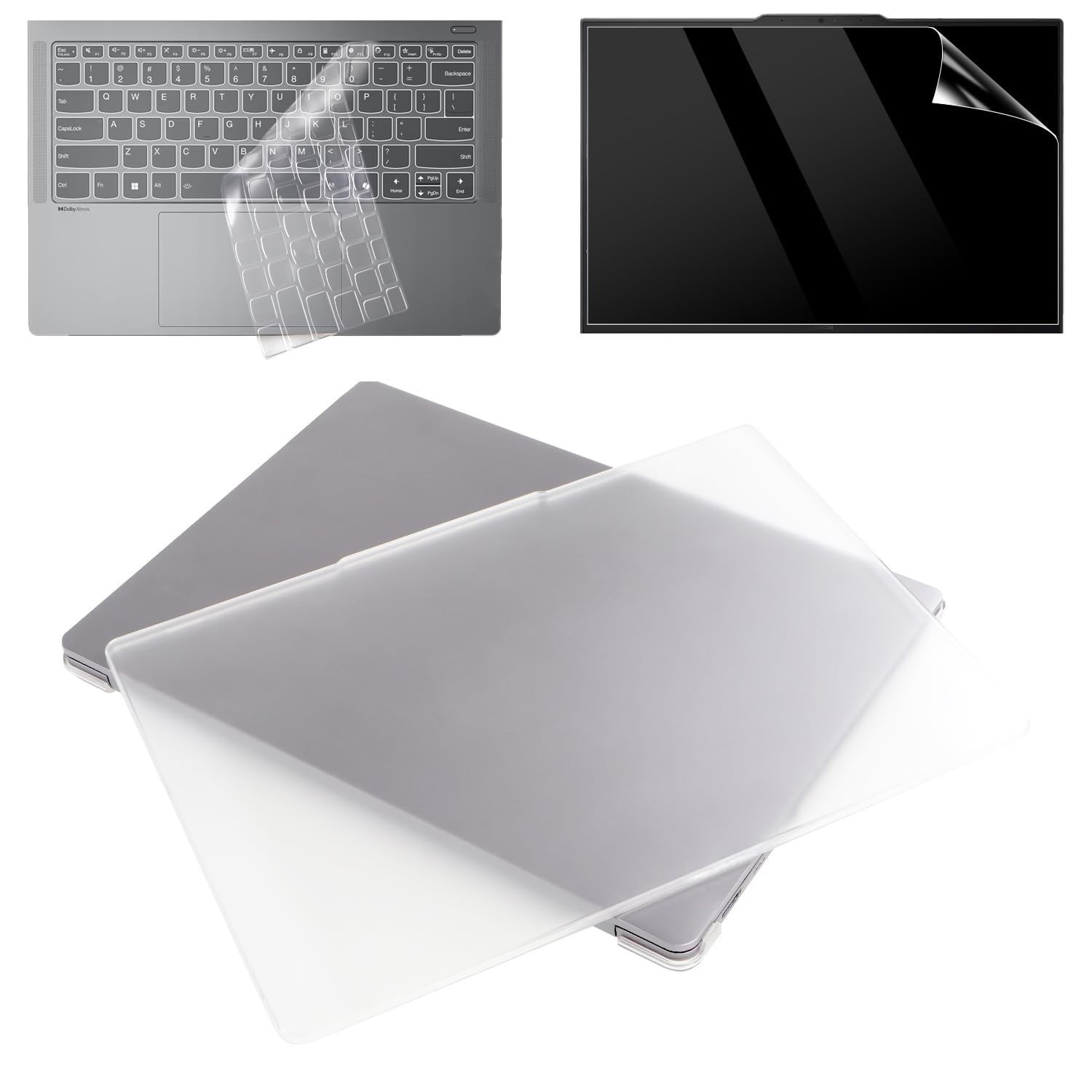 yiodelu 4-in-1 Protective Laptop Case for IdeaPad 5 14IMH9/14AHP9/14IRH8/14AR...