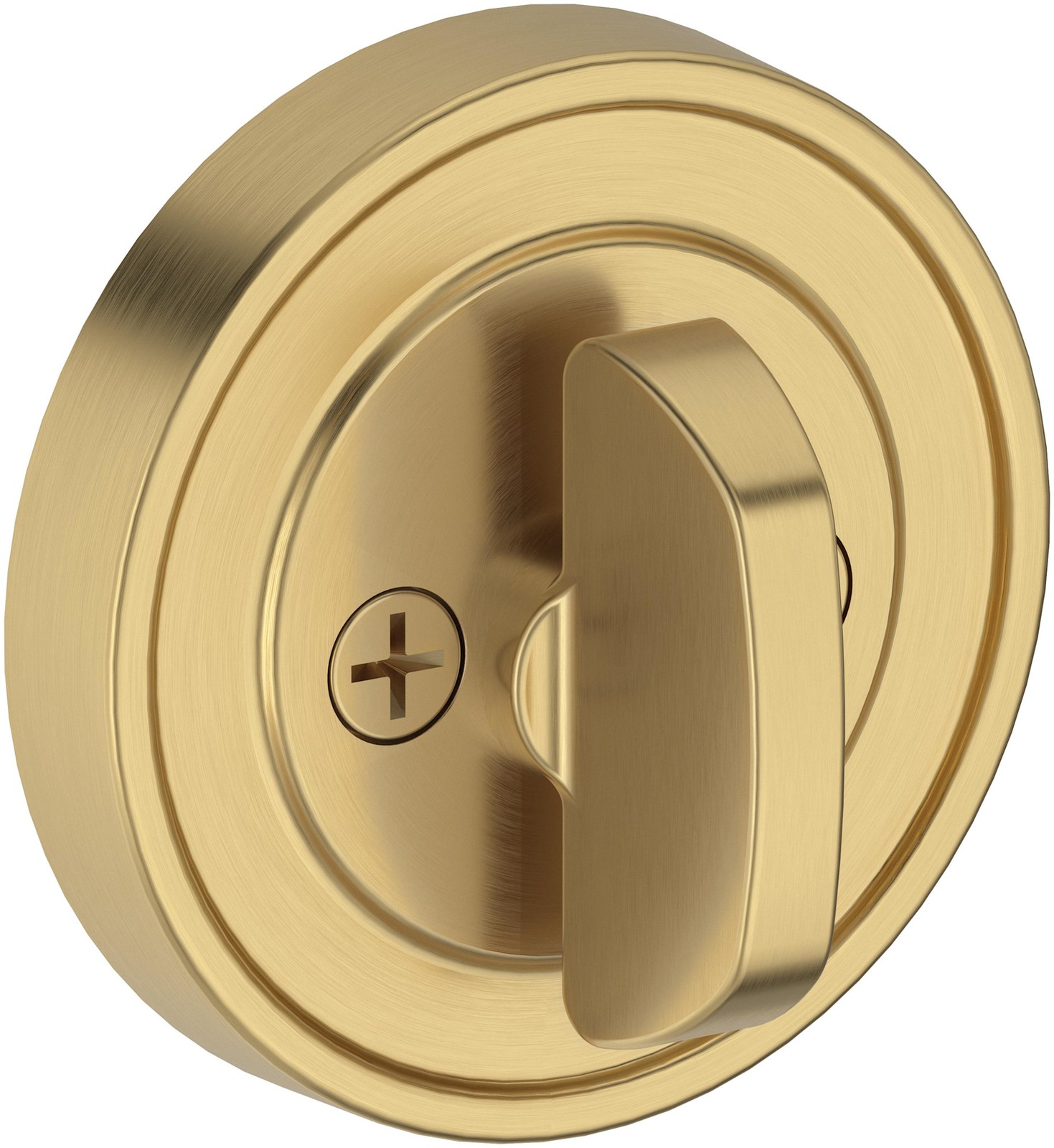 Baldwin SC.RRD Recessed Round Solid Brass Single Cylinder Keyed - Brass