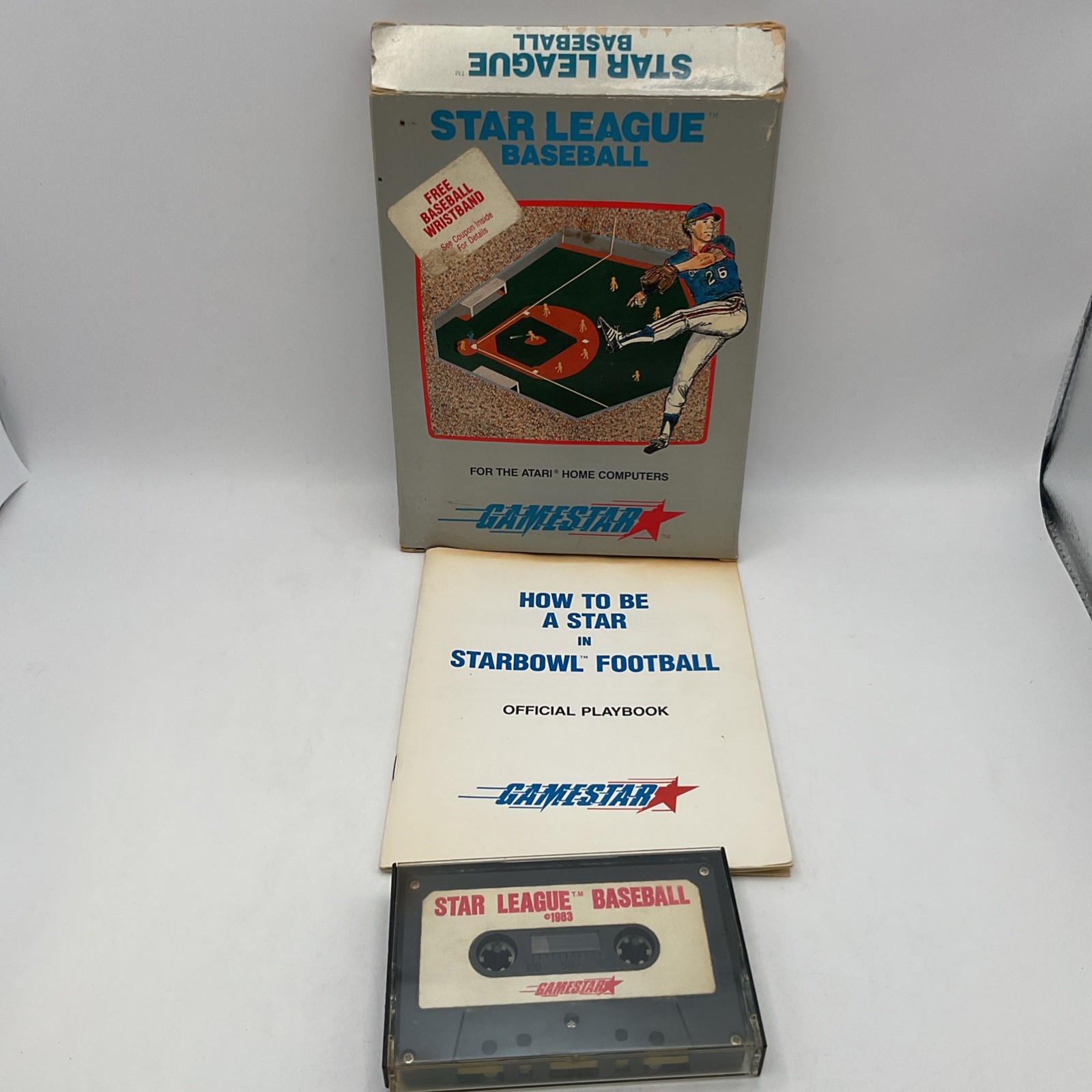 VINTAGE - 1983 Atari - Star League Baseball CIB.