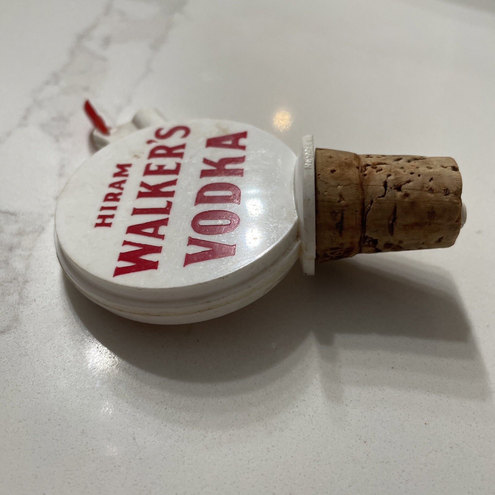 Vintage Hiram Walker's Vodka Bottle Pourer Pour Spout
