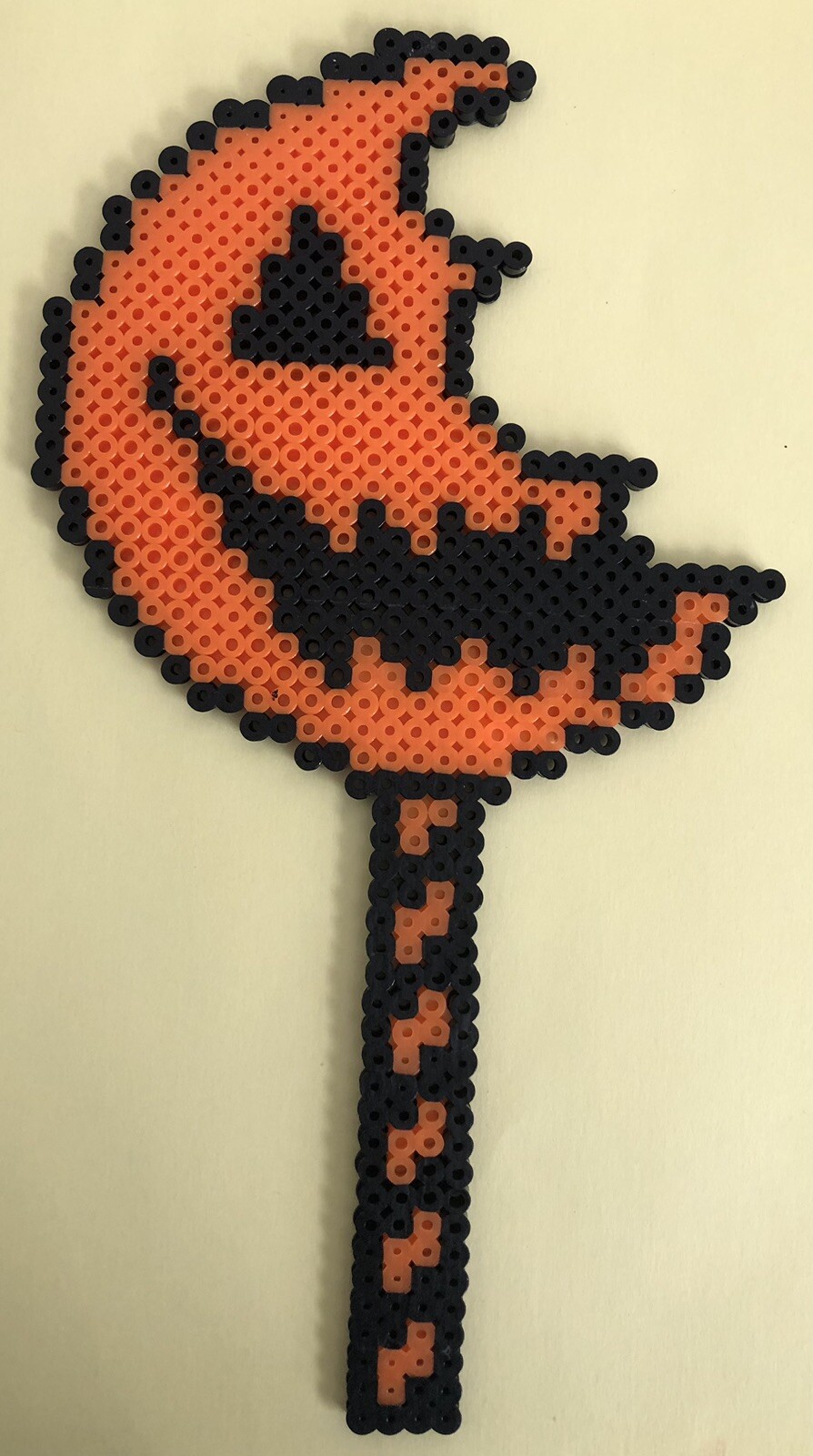 Trick R Treat Sam Horror Halloween Perler Bead Pixel Art Handmade 10"x5.25"