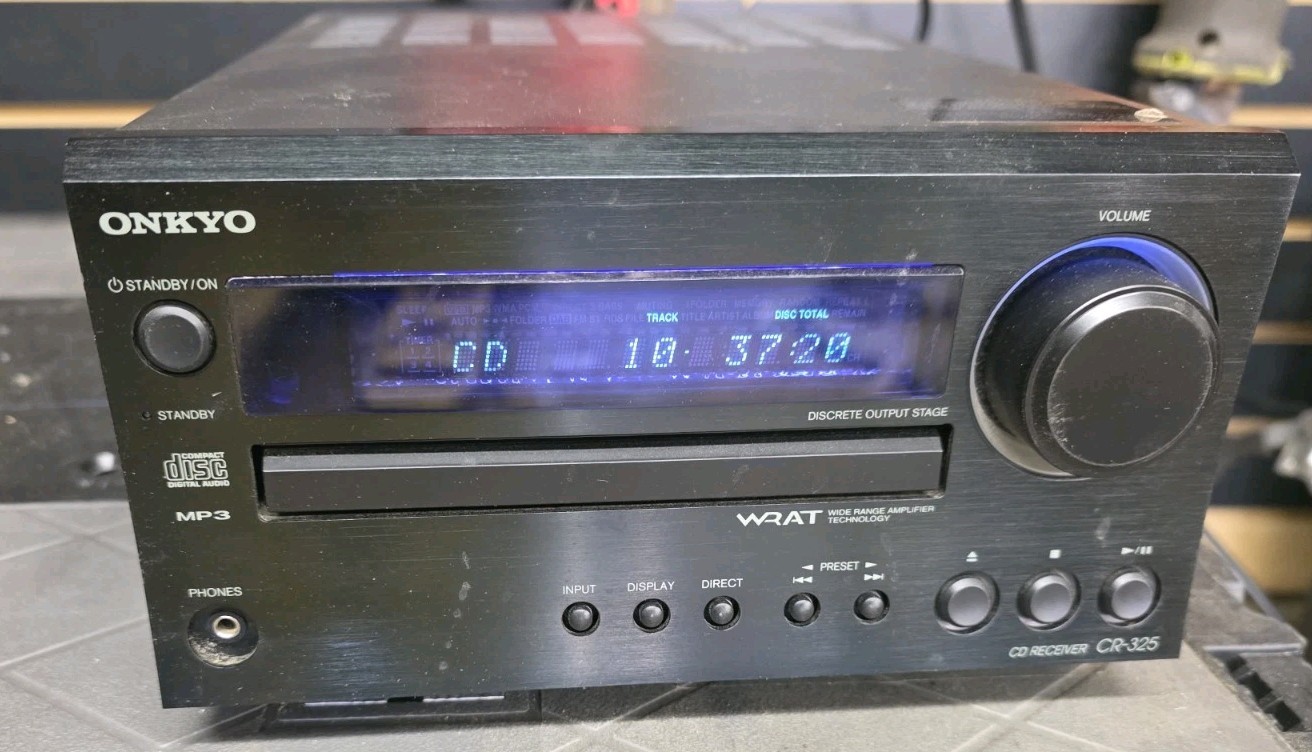 Onkyo CR-325 CD Receiver - Tested and Works No Remote