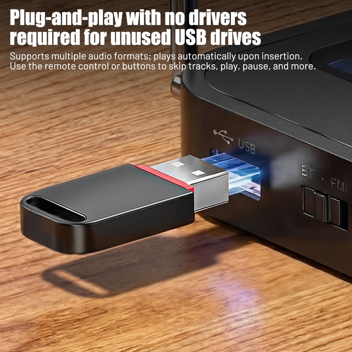 Bluetooth 6.0 Transmitter Receiver 2 IN 1 Wireless Audio 3.5mm Jack Aux Adapter