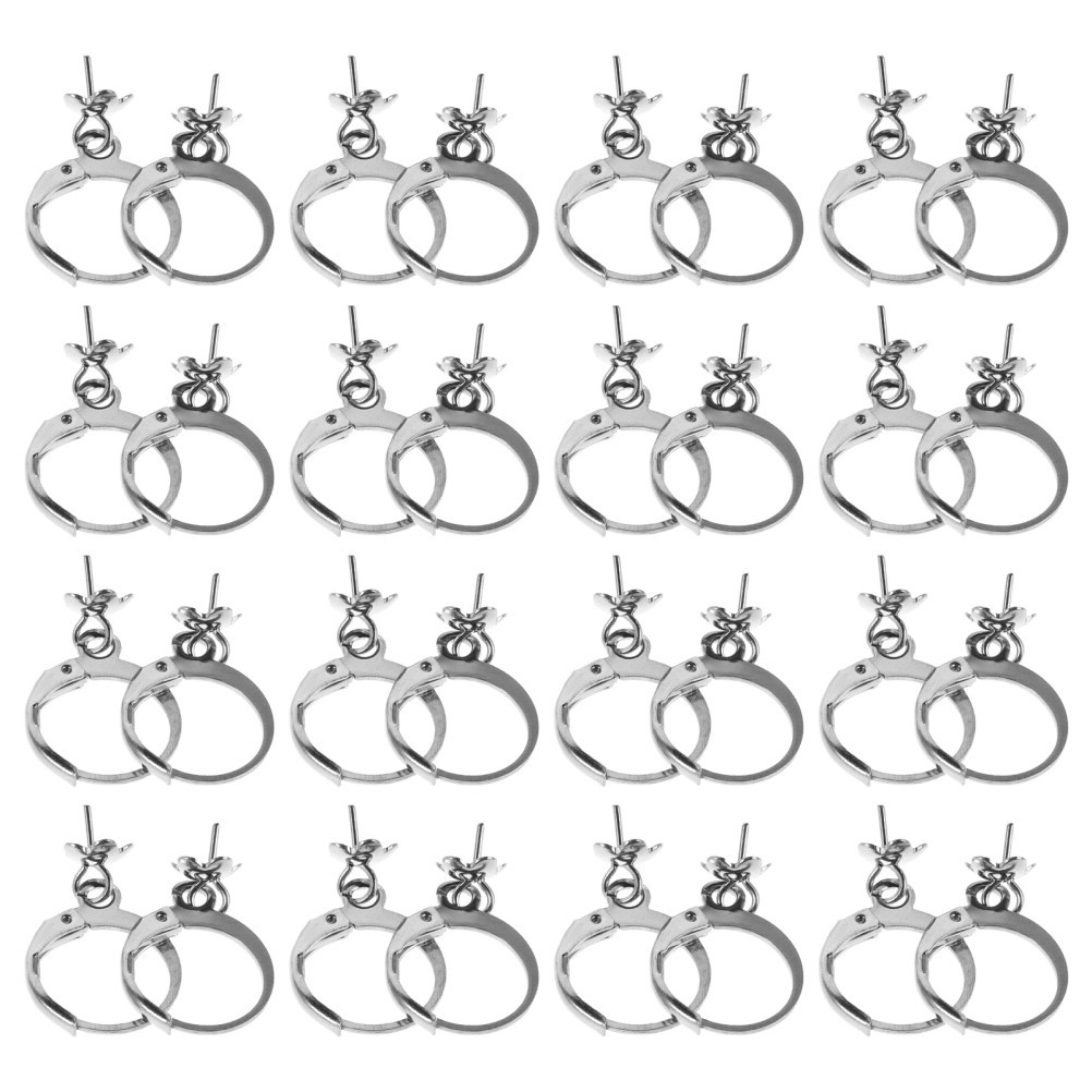 40 Pcs Lever Back Hooks for Jewelry Dangle Ear Wire DIY Earring Making