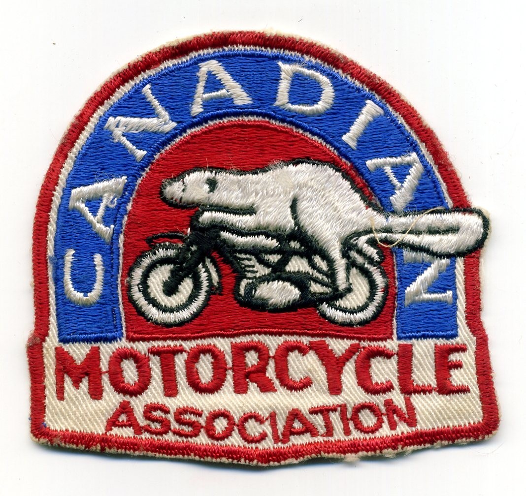Vintage Canadian Motorcycle Association CMA Patch Biker