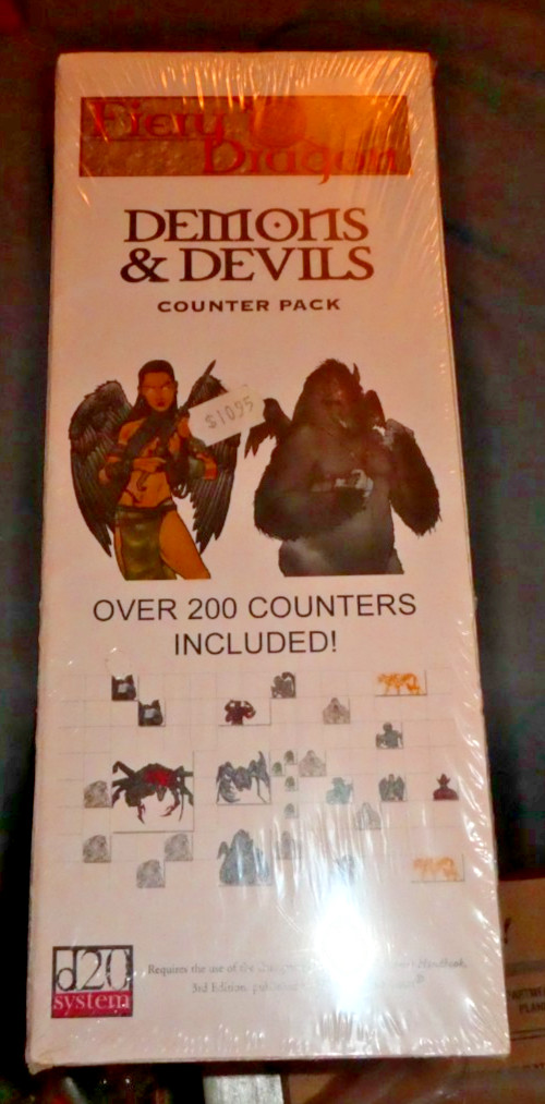 Fiery Dragon Counter Collections Counter Pack #1 - Demons & Devils SW (New)