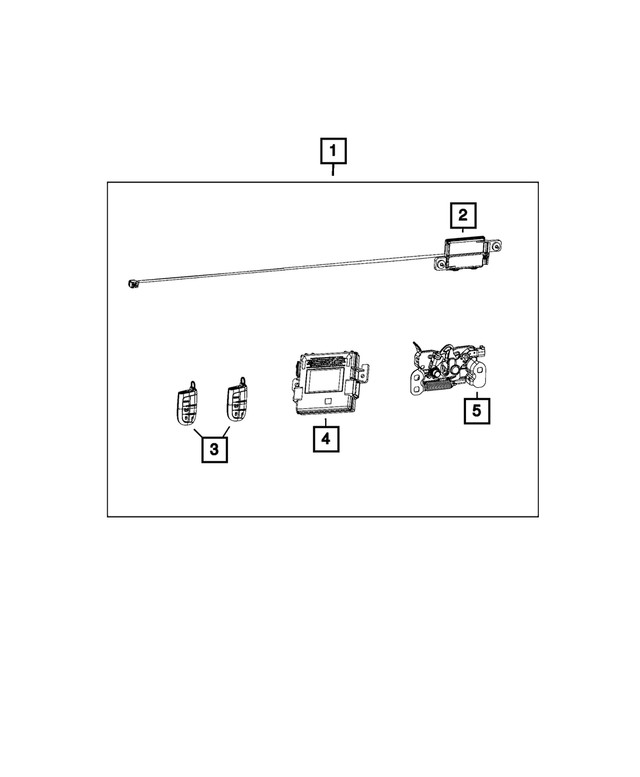 Genuine Mopar Hub Receiver 68343278AD