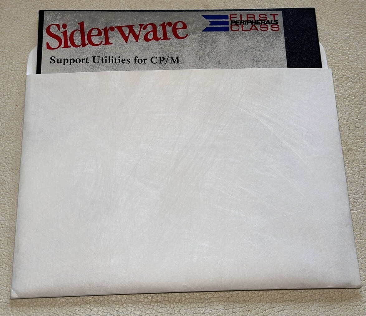 Vtg Apple II 5.25” Floppy Disk Siderware Support Utilities For CP/M & Pascal