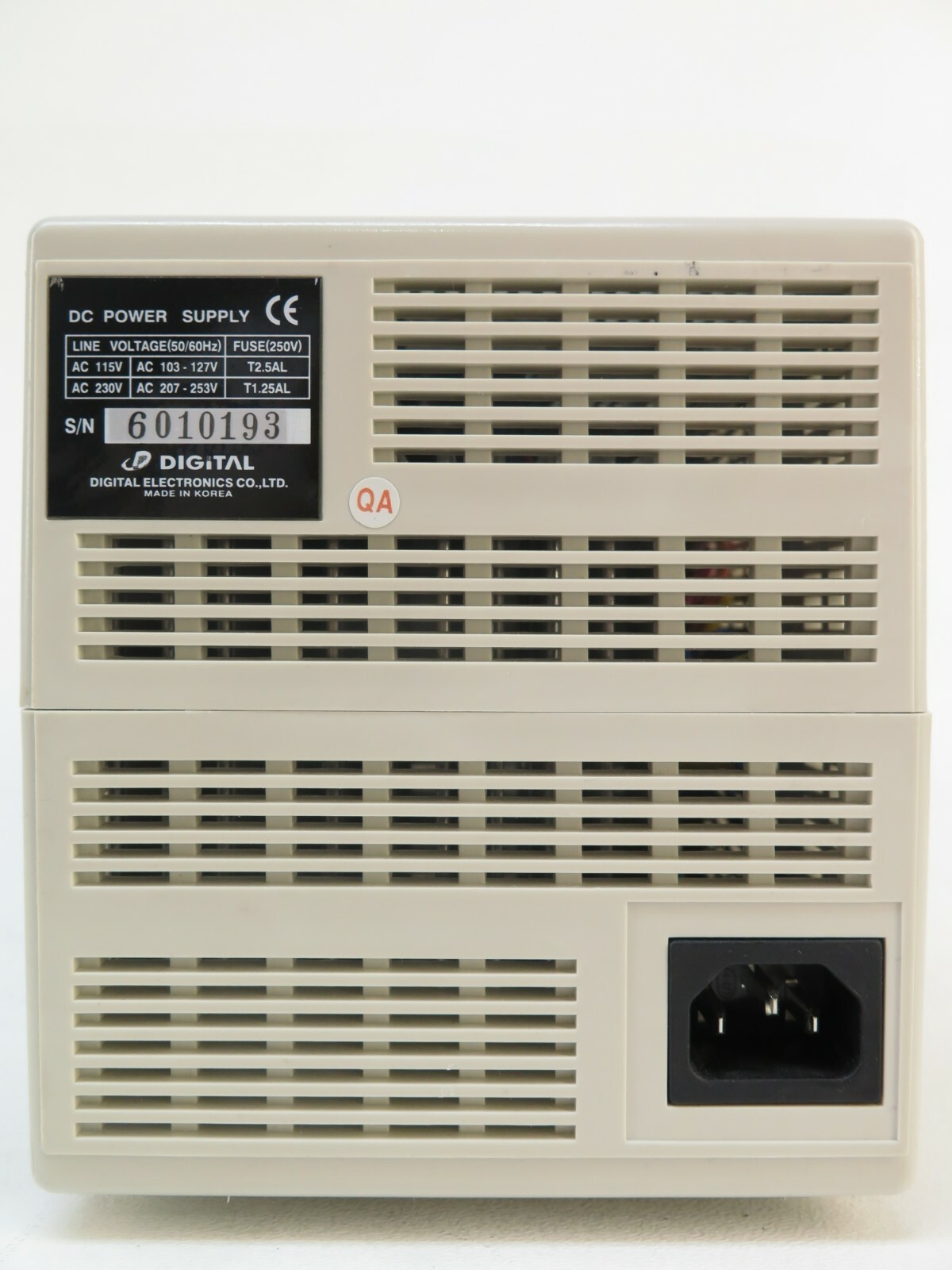 DIGITAL Electronics DRP-185D DC Power Supply 0-18V, 0-5A