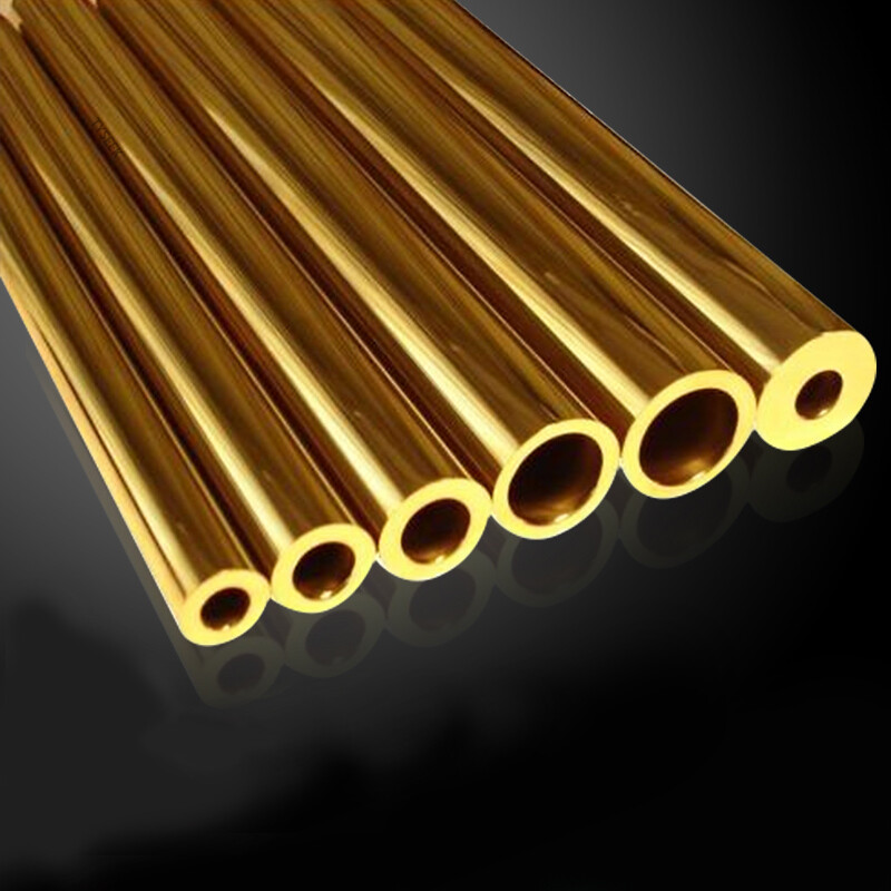 Brass Tubes Brass Pipe 2 Pieces Knife Handle Rivet Mosaic Rivet 10cm Length