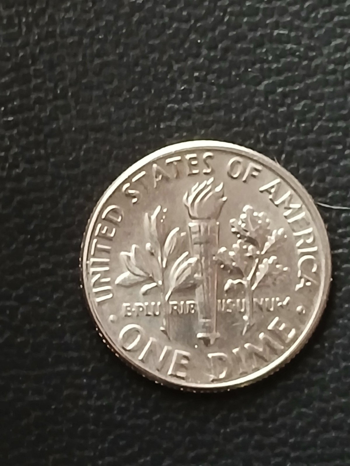 1979 D Dime Error Filled D mint Mark