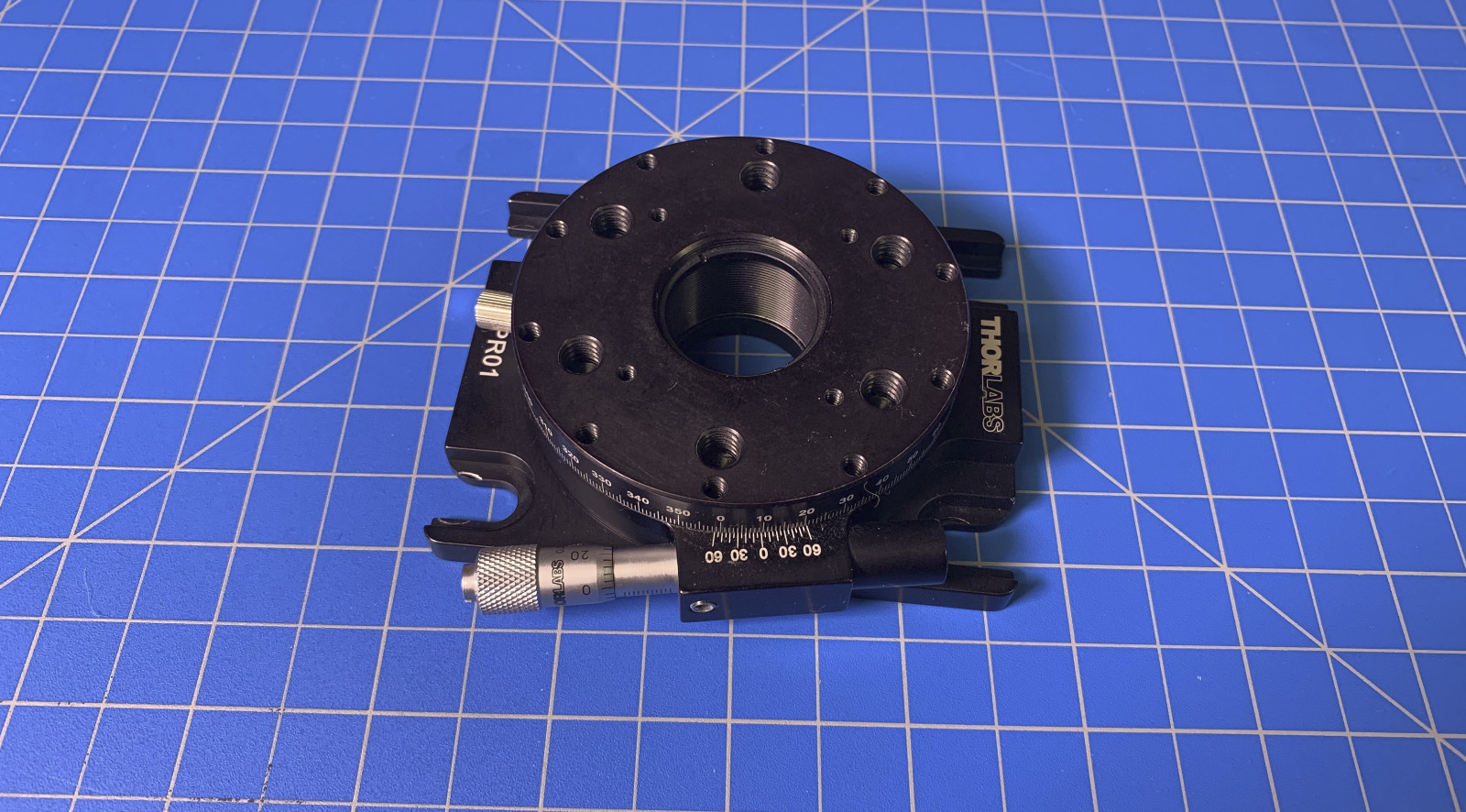 Thorlabs PR01 Translation Stage With Rotating Mounting Platform