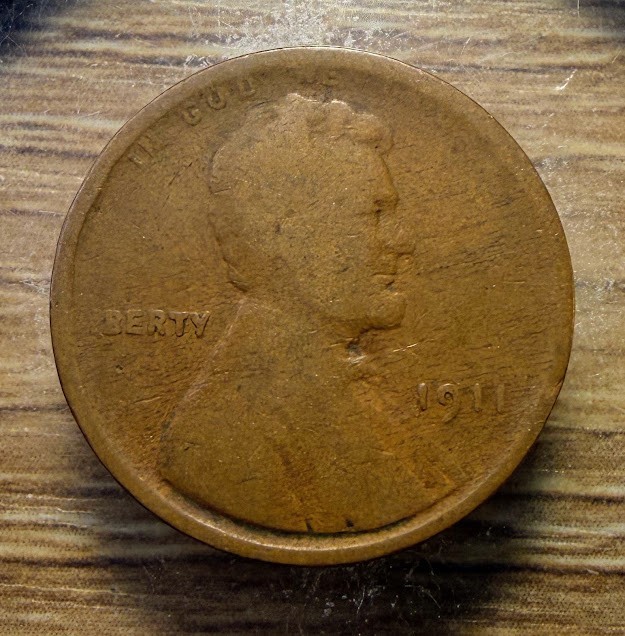 1911-P Lincoln Wheat Cent - Actual Coin Shown - Free Shipping & Tracking INV#286