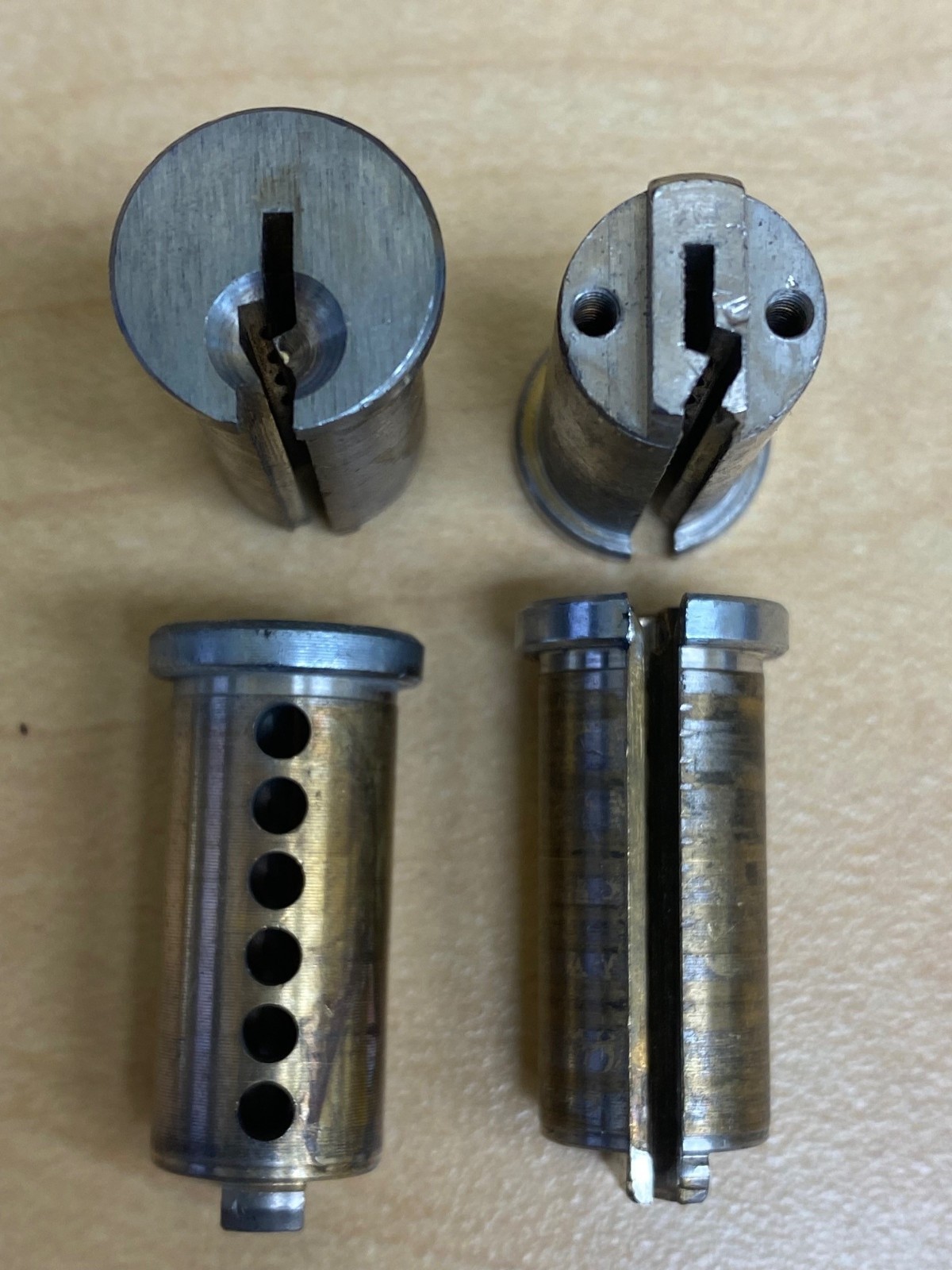 Schlage 33-406 C 626 1-1/8" Classic mortise cylinder plugs for mortise cylinders