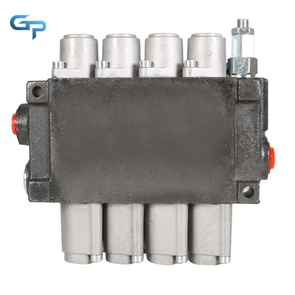 Hydraulic Directional Control Valve 4 Spool 11 gpm BSPP Interface