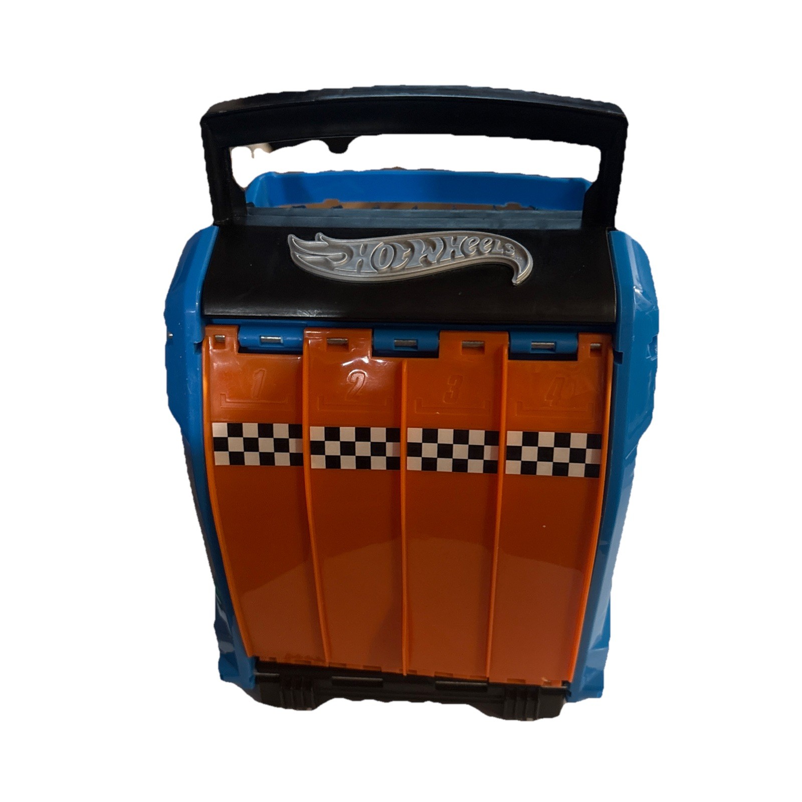 Hot Wheels 2 in 1 Store & Race Carrying Case W/ Race Ramp - Holds 20 cars