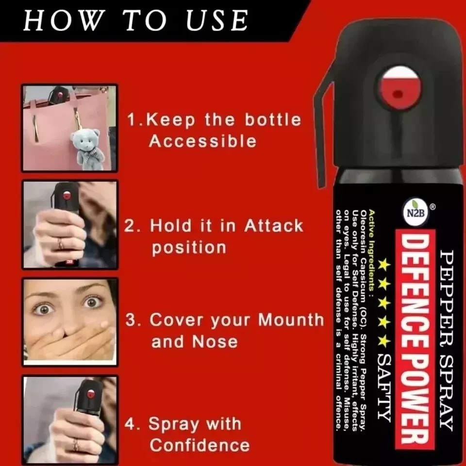 N2B Women's Safety Spray | Free Shipping | 50 ML (3 Pack)