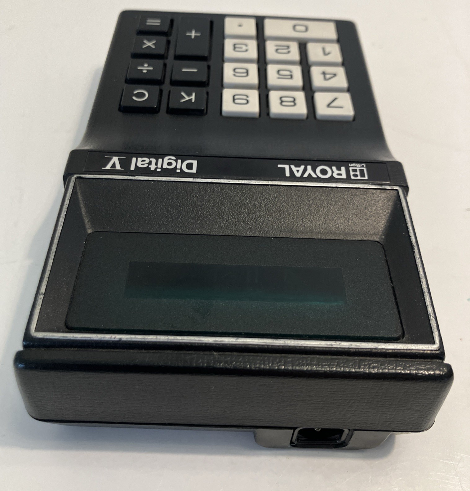 VTG Litton Royal Digital V Calculator w/Charger, Manual, Case RARE TESTED/WORKS!