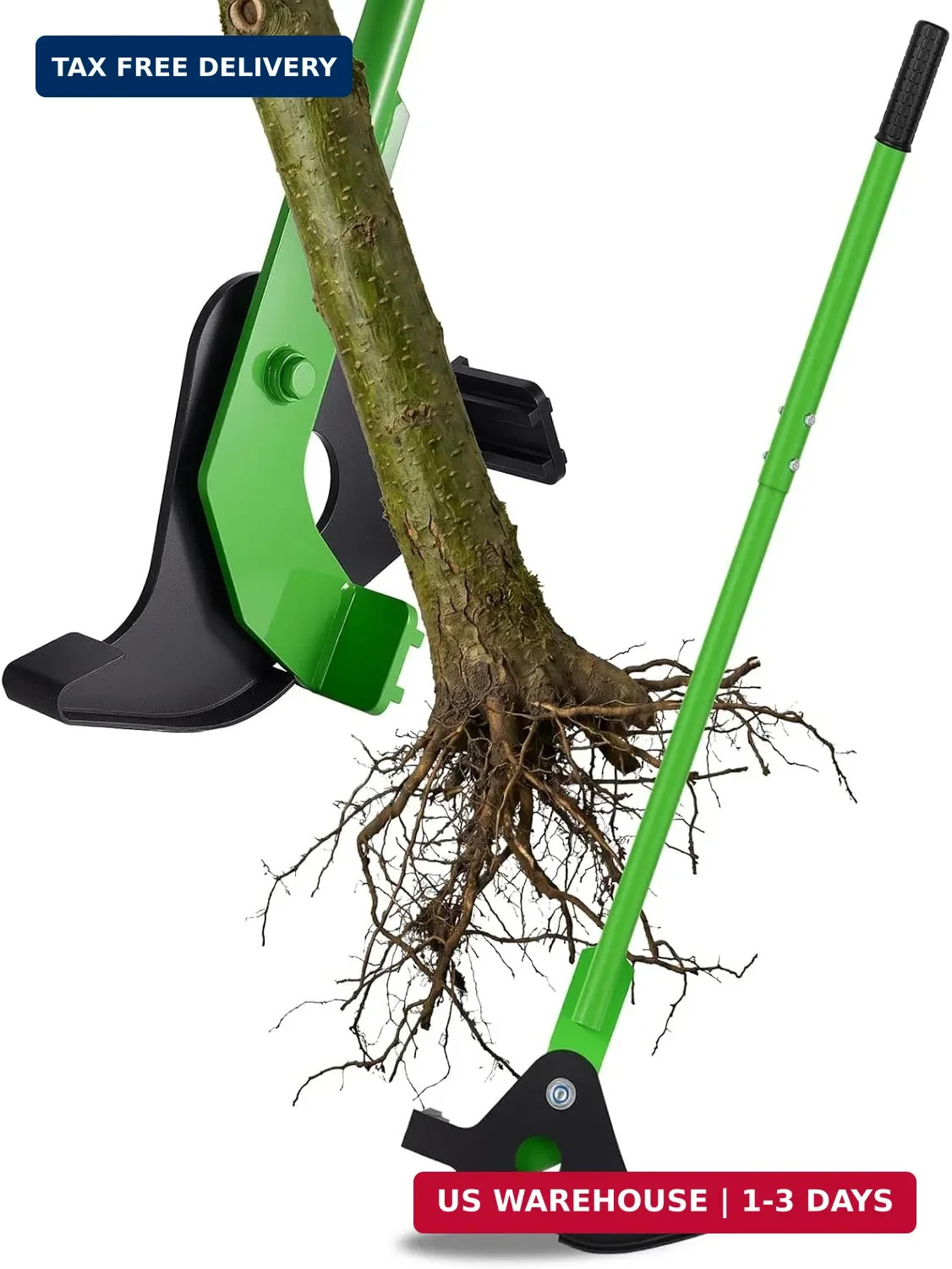 Sapling Puller Tool, 1/4" to 3/4" Tree Root Puller, Heavy Duty High Leverage Tre