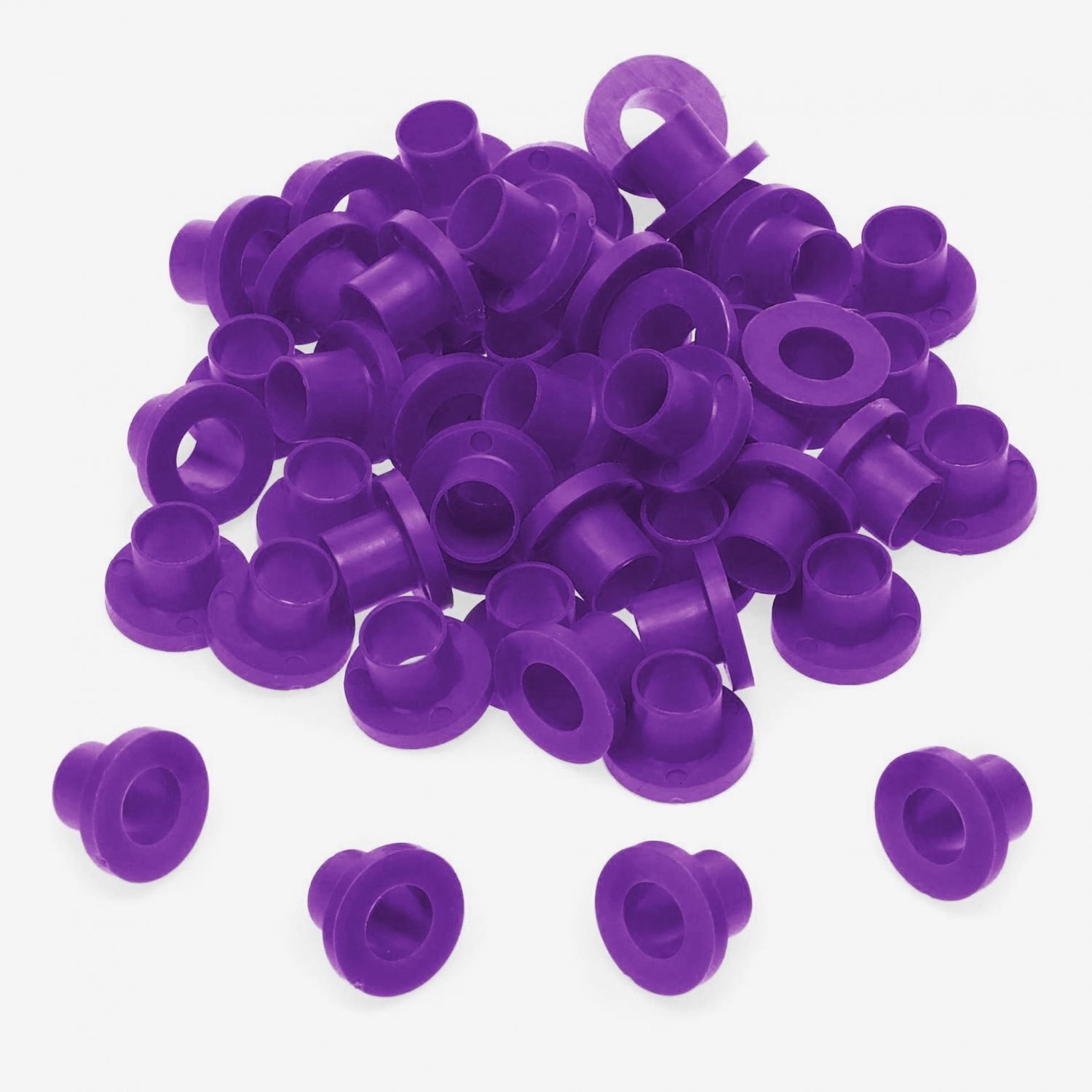 Danmar - TRW50P - 50 Pack Nylon Tension Rod Washers - Purple