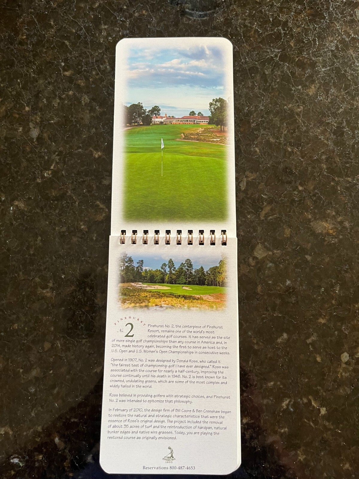 PINEHURST #2 NEW OFFICIAL GOLF COURSE OFFICIAL YARDAGE GUIDE U.S. OPEN