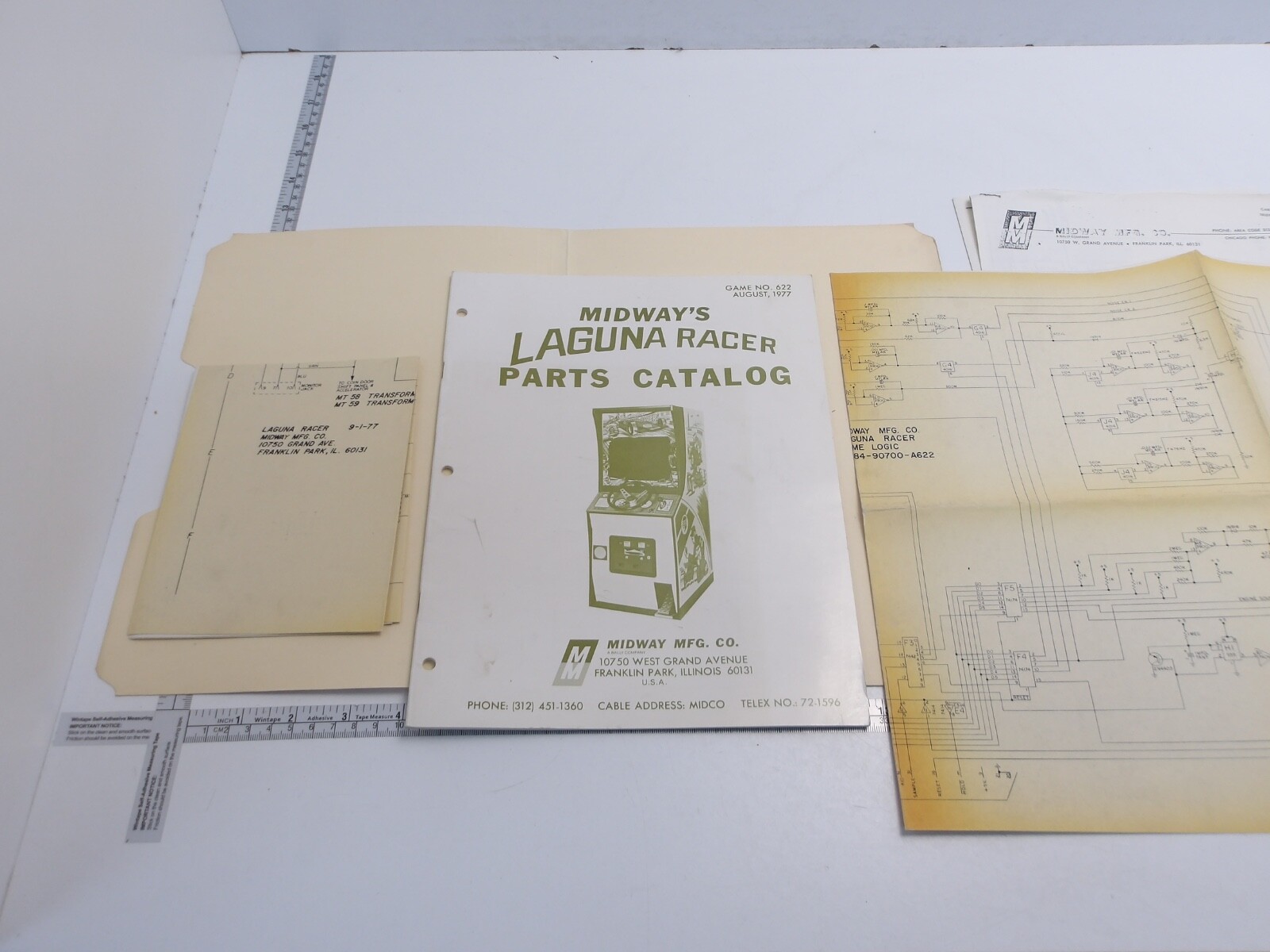 Midway- Laguna Racer -Parts Catalog, Schematics + MORE - NOS