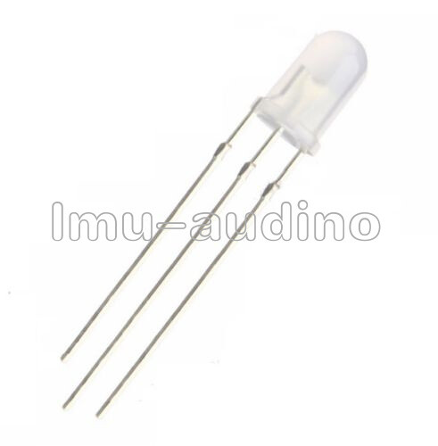 50PCS 5mm Diffused Red & Green two Bi-Color Light Common Anode LED Diode