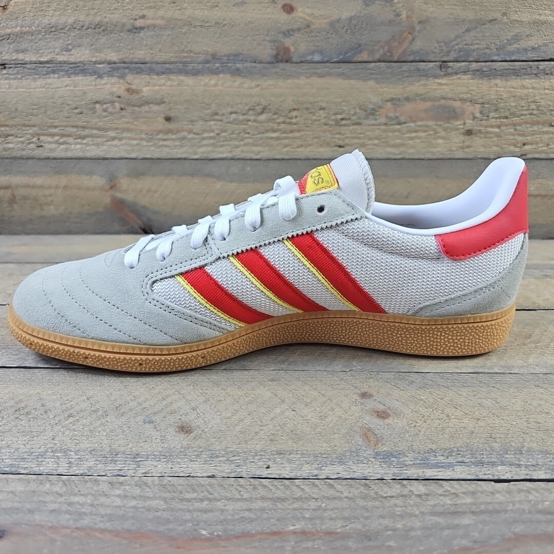 adidas Originals Busenitz Vintage Men's Shoes Feather Grey/Red Sz 13 NIB