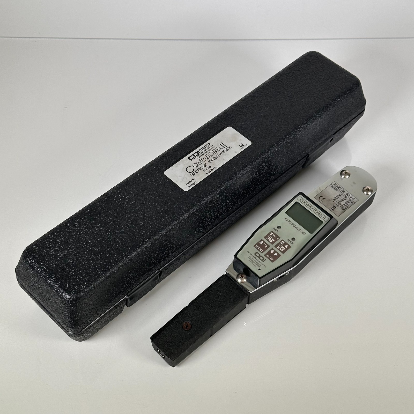 CDI Digital Torque Wrench 501CI II Computorq Electronic In Lb Ft NM dNM 1/4"