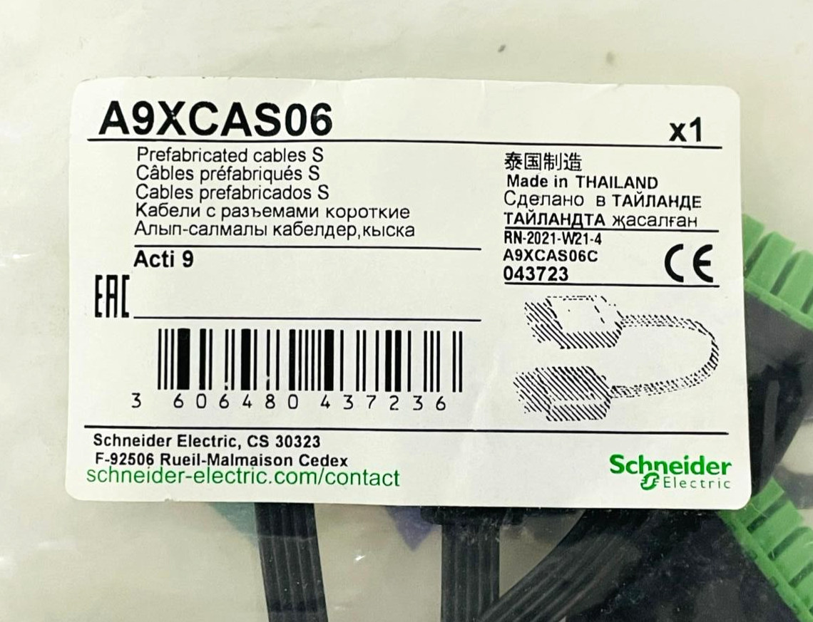 SCHNEIDER ELECTRIC A9XCAS06 Prefabricated Cables