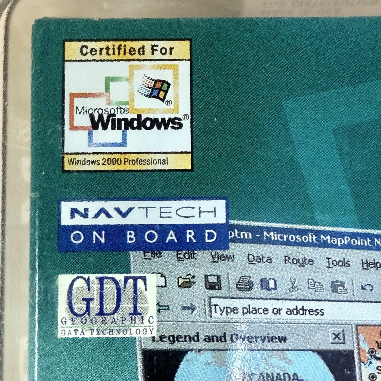 Microsoft MapPoint Version 2002 New Unopened Mapping & Data