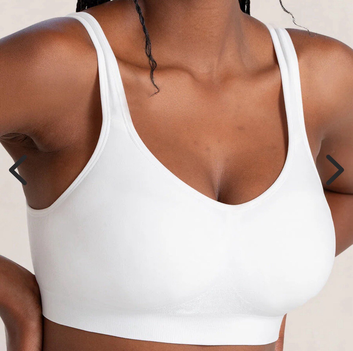 Truekind Daily Comfort Wirefree Shaping Bra. White. Medium. NWT.