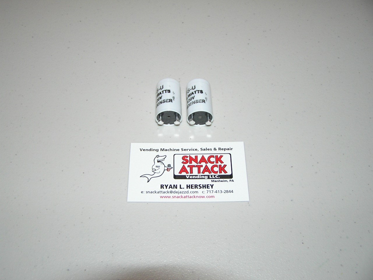 (2) AP, USI, FSI, AMS, DIXIE NARCO FS U / 4-25 Watts CONDENSER LAMP STARTERS