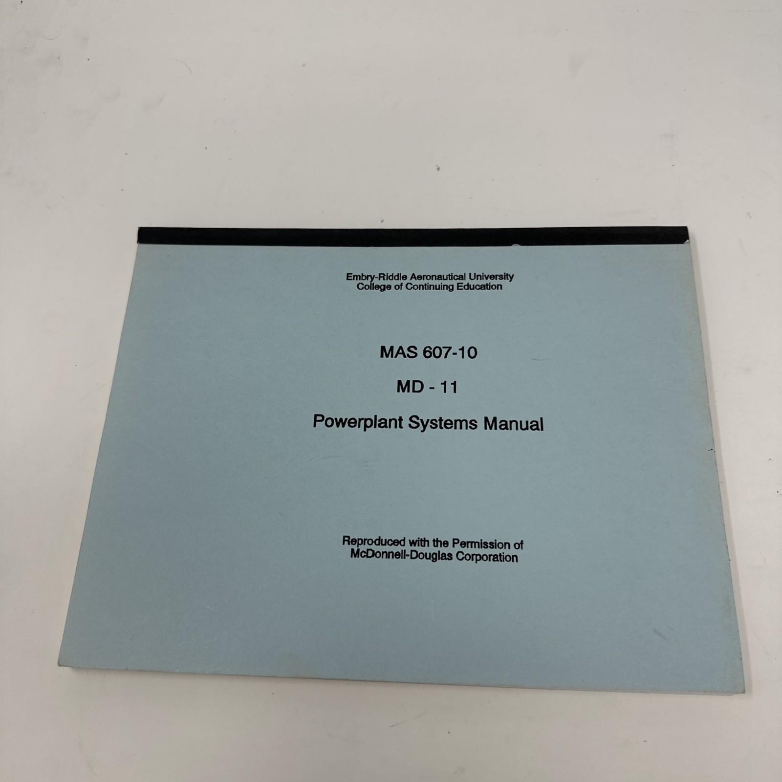 MD-11 MAs 607-110 Technical Training Manual - Student Notebook