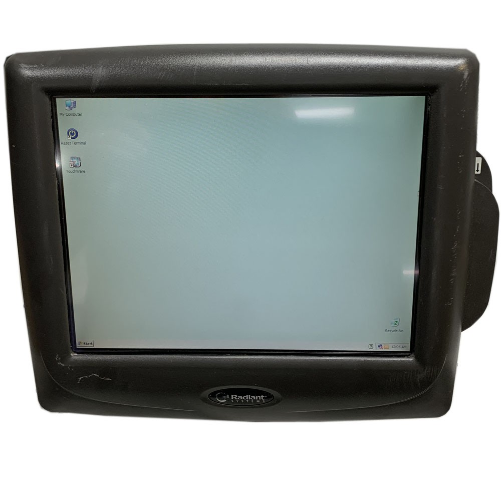 Radiant Systems P1520 Point-of-Sale POS Terminal LCD Screen with CC Reader