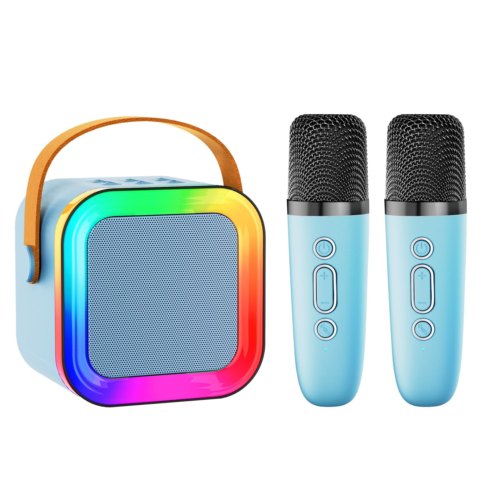 Mini Karaoke Machine Speaker for Kids Adults,Portable Bluetooth with 1-2 Wire...
