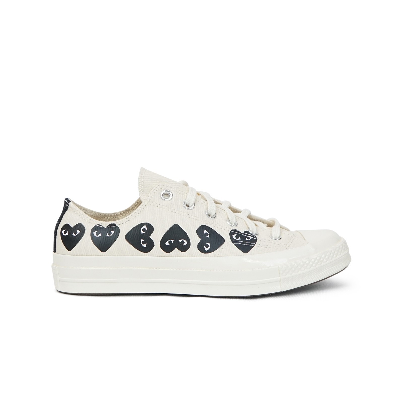 Converse x Comme des Garçons PLAY Chuck Taylor '70 All Star Low Milk Men Shoes