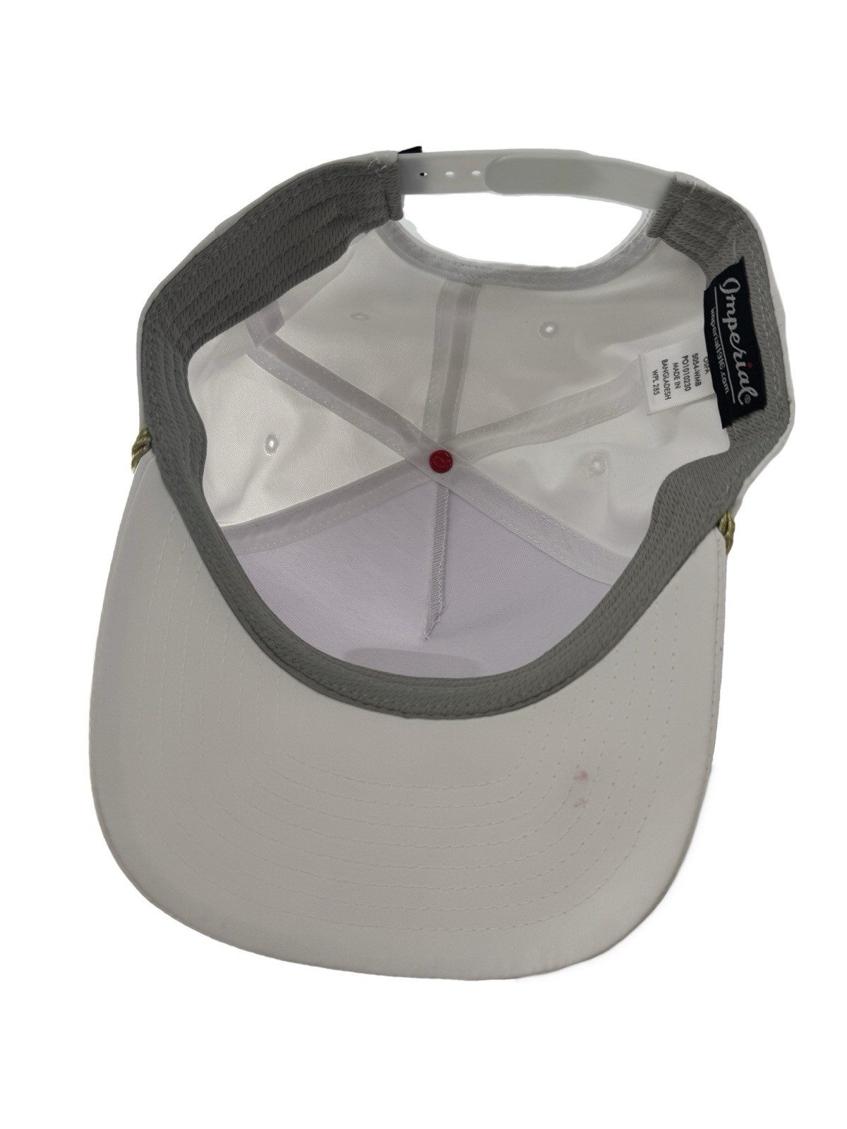 Gozzer Ranch Golf Imperial Rope Hat Snapback White 2025 Revelry Invitational YGI