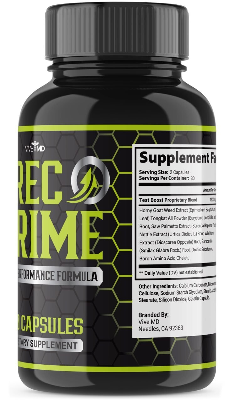Erec Prime for Maximum Male Performance - Official Formula (5 pack)