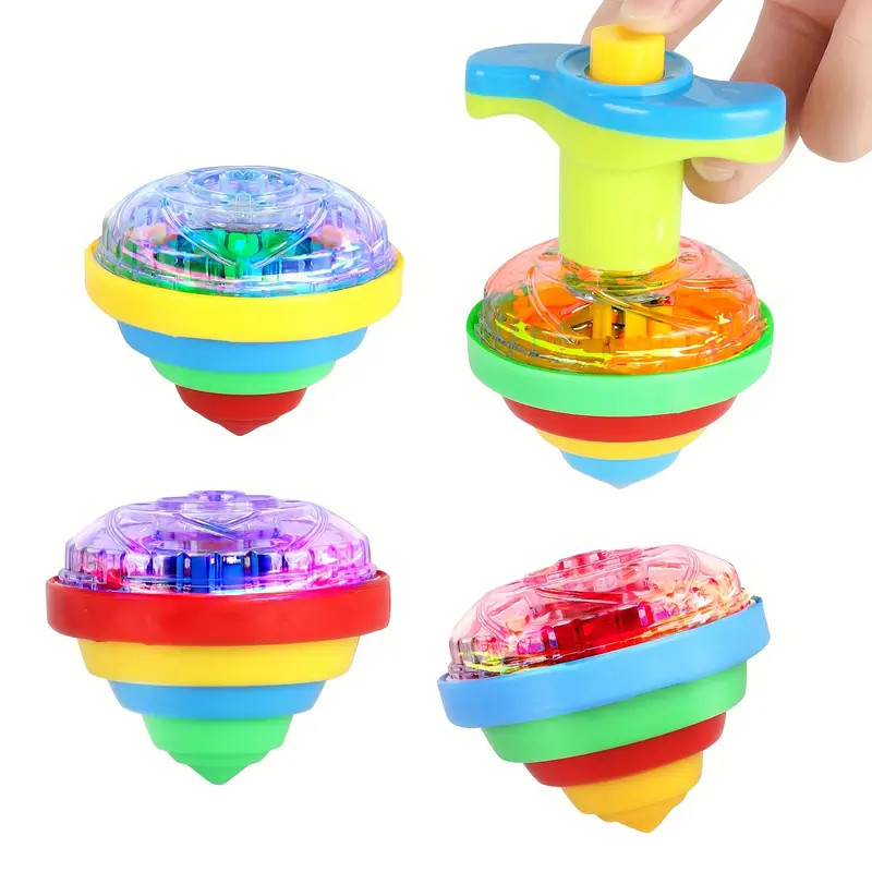 1x LED Music Spinning Top USB Motion Sensor Multicolor Kids Gift