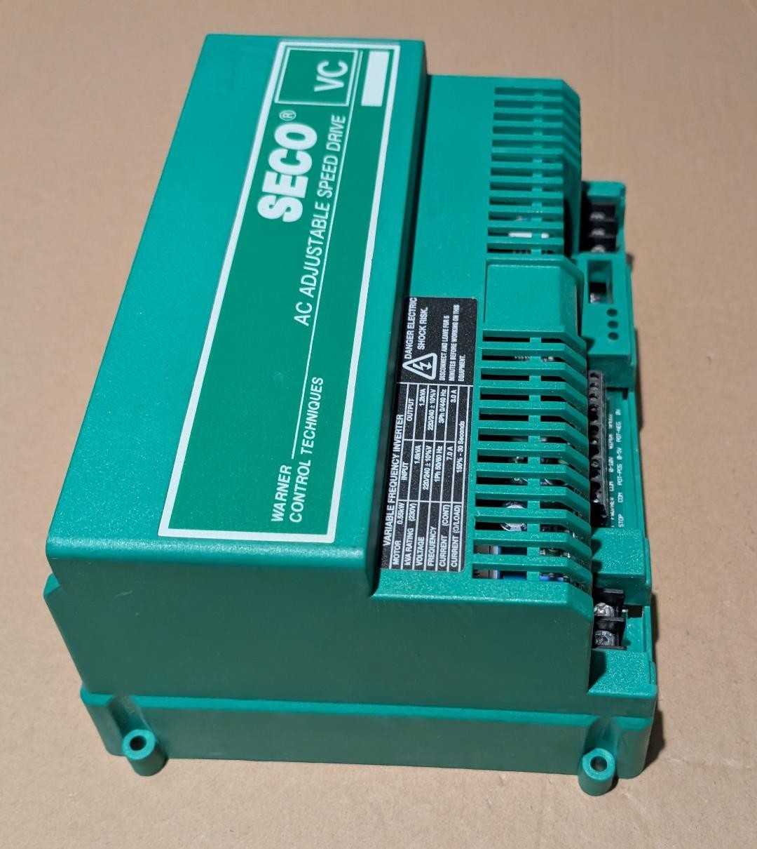 SECO,VC,AC ADJUSTABLE SPEED DRIVE NOS 5.5KW--3/4HP