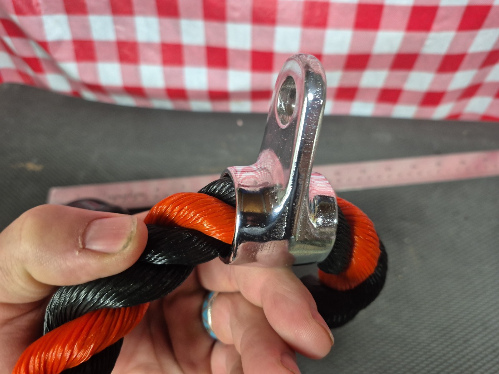 Tricep Rope Attachment For Cable Machines