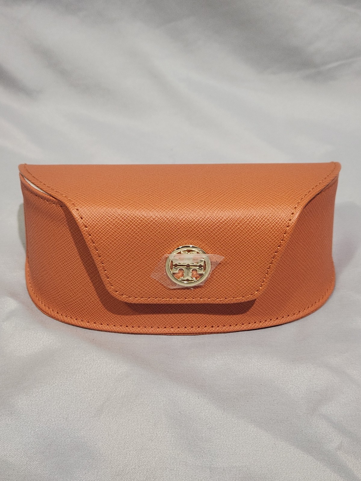 Tory Burch Orange Magnetic Flip Top Sunglasses Case Womens Sunglass Case Summer