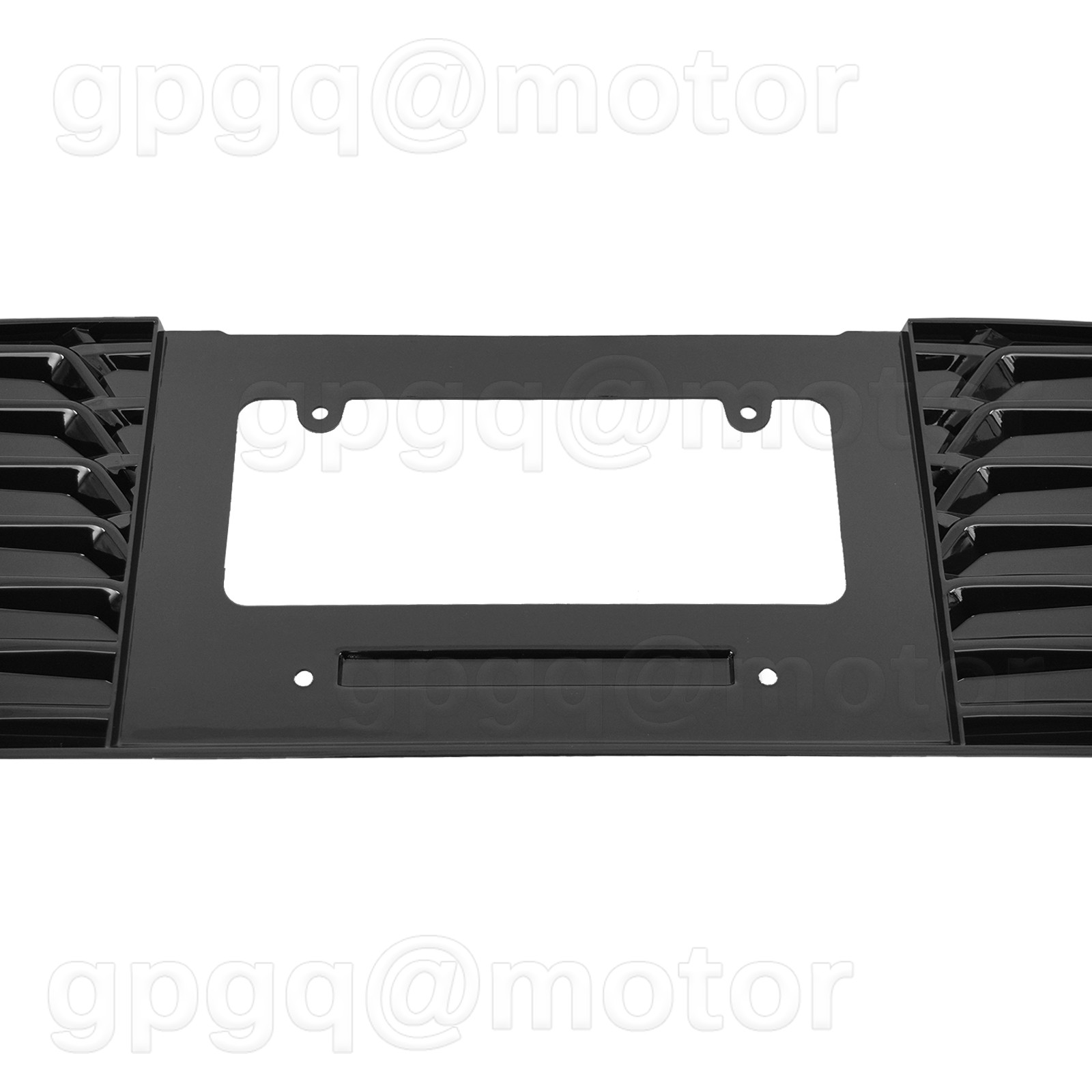 For Corvette C8 Z06 E-Ray 2023-2026 Rear License Plate Frame Cover Glossy Black